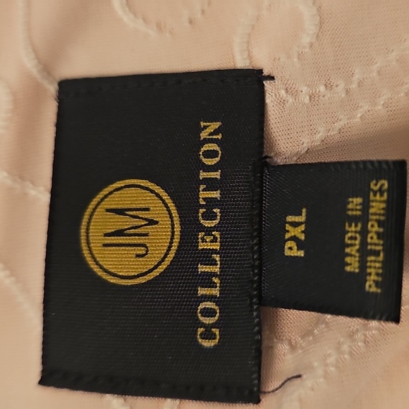 NWT JM Collection Petite Palm Tree Graphic Design Top 3/4 Sleeve PXL - Picture 10 of 11